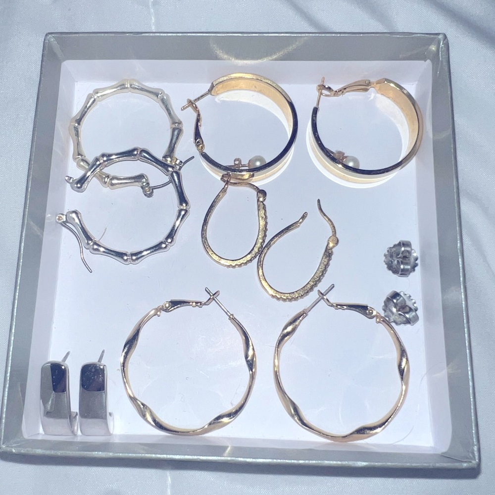 Lot of 6 Various Earring Sets